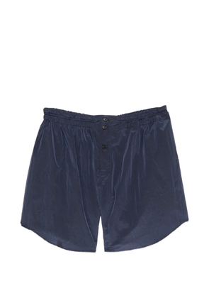 Hed Mayner Curved shorts - Blue