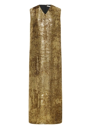 The Row Louane maxi dress - Gold