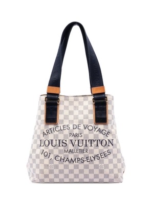 Louis Vuitton Pre-Owned 2012 Damier Azur Beach Cabas PM tote bag - White