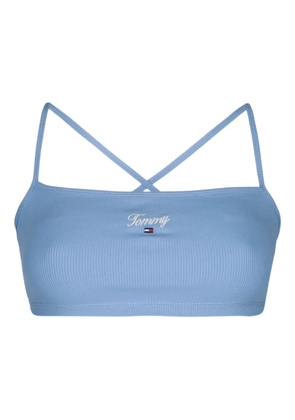 Tommy Jeans ribbed cross-back T-shirt - Blue