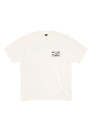 Stüssy logo-print T-shirt - Neutrals