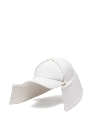 Jean Paul Gaultier reversible marine cotton hat - White