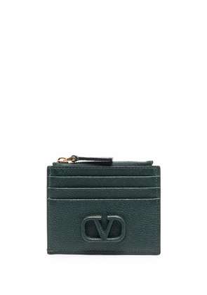Valentino Garavani VLogo zipped cardholder - Green