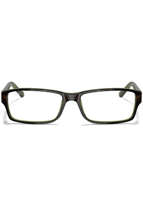 Ray-Ban rectangle-frame glasses - Green