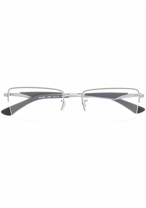 Ray-Ban rectangle-frame glasses - Silver