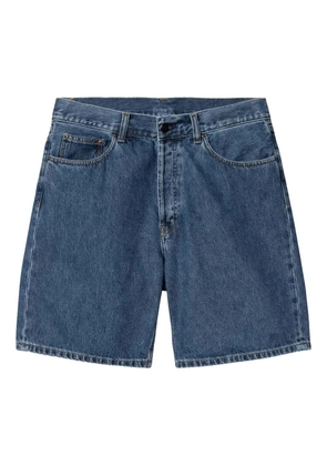 Carhartt WIP five-pocket denim shorts - Blue