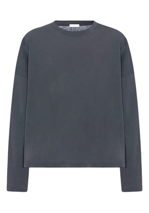 The Row Haru long-sleeve crew-neck top - Grey