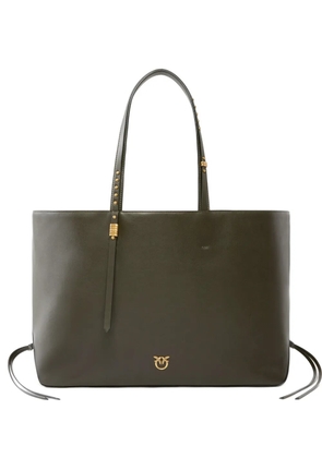 PINKO medium stud-embellished tote bag - Green