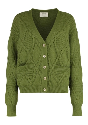 Weekend Max Mara cable-knit cardigan - Green