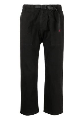 Gramicci buckle-fastening cotton cropped trousers - Black