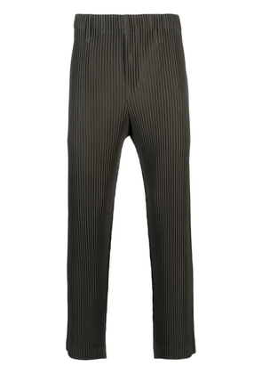 Homme Plissé Issey Miyake pleated straight-leg trousers - Green