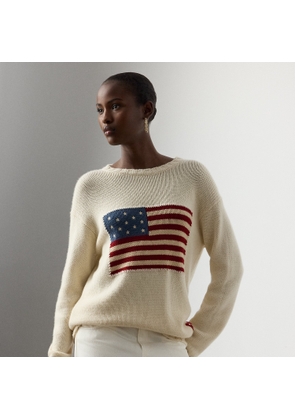 Flag Cashmere Crewneck Jumper