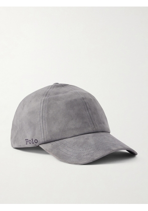 Polo Ralph Lauren - Logo-Embroidered Suede Baseball Cap - Men - Gray