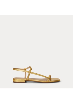 Lainee Metallic Nappa Leather Sandal