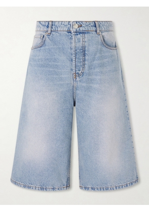 AMI PARIS - Straight-Leg Denim Shorts - Men - Blue - UK/US 28