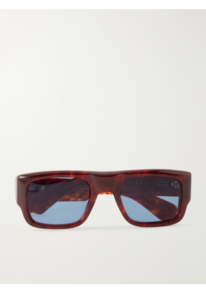 Jacques Marie Mage - Donat Square-Frame Acetate Sunglasses - Men - Brown