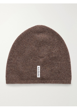 Acne Studios - Kassia Logo-Appliquéd Cashmere Beanie - Men - Brown
