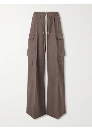 DRKSHDW By Rick Owens - Jumbo Belas Cotton Cargo Trousers - Men - Brown - XS