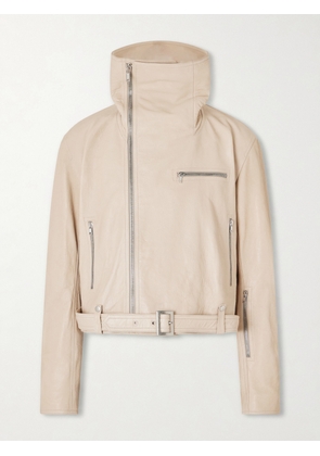 Rick Owens - Dracubiker Leather Jacket - Men - Neutrals