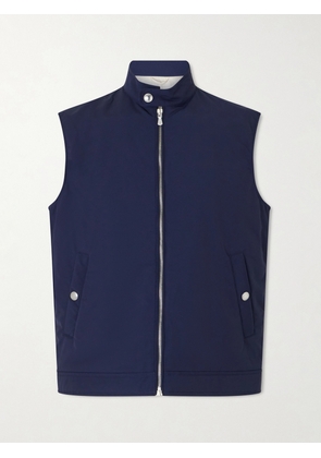 Eleventy - Slim-Fit Wool-Blend Gilet - Men - Blue - IT 46