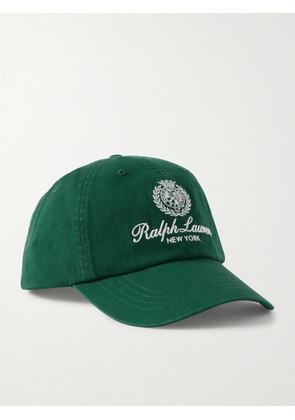 Polo Ralph Lauren - Embroidered Cotton-Twill Baseball Cap - Men - Green