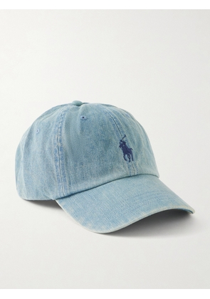 Polo Ralph Lauren - Logo-Embroidered Denim Baseball Cap - Men - Blue