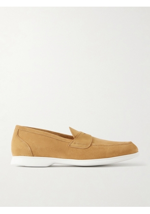 Kiton - Suede Penny Loafers - Men - Neutrals - EU 40