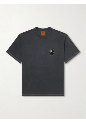 Nudie Jeans - Koffe Knock-Topus Printed Organic Cotton-Jersey T-Shirt - Men - Gray - XS