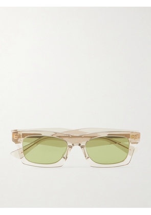 Bottega Veneta - New Entry Square-Frame Recycled-Acetate Sunglasses - Men - Neutrals