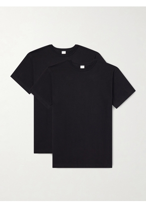 3sixteen - Set of Two Cotton-Jersey T-Shirt - Men - Black - S
