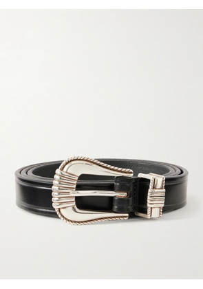 Monitaly - 2.5cm Leather Belt - Men - Black - S