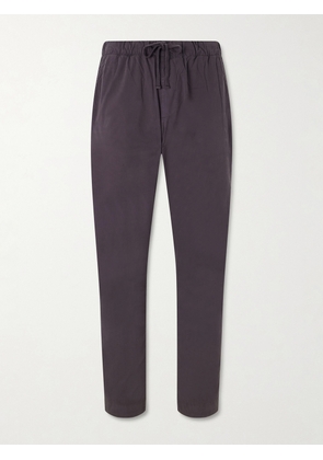 Hartford - Joggy Straight-Leg Cotton Trousers - Men - Blue - IT 46