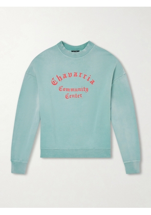 Willy Chavarria - Community Center Hooligan Cotton Sweatshirt - Men - Green - S