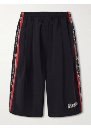 Willy Chavarria - Orale Track Wid-Leg Short - Men - Black - XXL