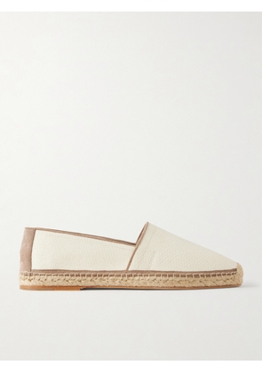 Brunello Cucinelli - Raffia Espadrilles - Men - White - EU 41
