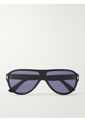 TOM FORD - Samuele 02 Aviator-Style Acetate Sunglasses - Men - Black