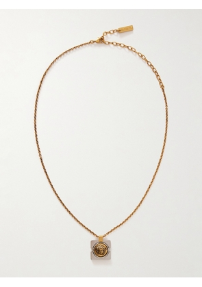 Versace - Seal necklace - Men - Metallic