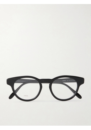 LOEWE - Round-Frame Acetate Glasses - Men - Black