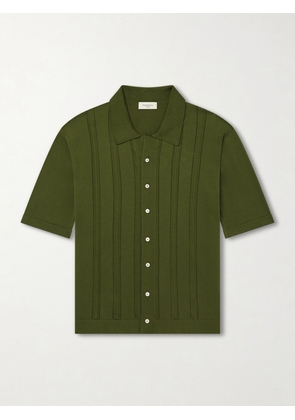 PIACENZA 1733 - Knitted Cotton Shirt - Men - Green - IT 46