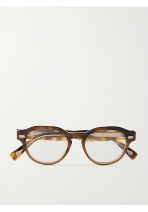 Brunello Cucinelli - Round-Frame Acetate Glasses - Men - Brown