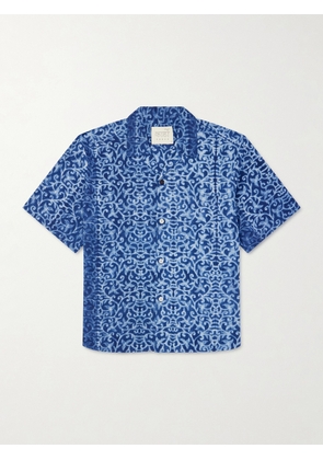 Kardo - Ronen Cotton Shirt - Men - Blue - S