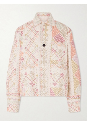 Kardo - Cotton-Jacquard Jacket - Men - Multi - S
