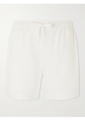 Kardo - Olbia Straight-Leg Cotton Drawstring Shorts - Men - Neutrals - S