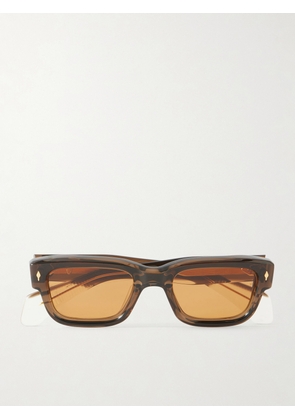 Jacques Marie Mage - Jeff Goldblum D-Frame Acetate Sunglasses - Men - Brown