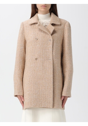 Coat TWINSET Woman color Gold