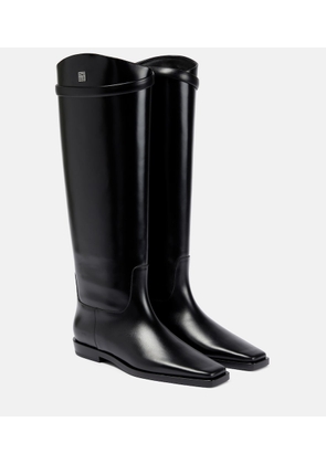 Toteme Leather knee-high boots