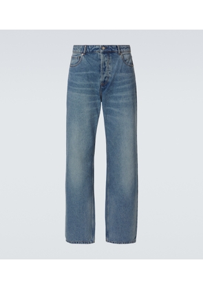 Ami Paris Mid-rise wide-leg jeans