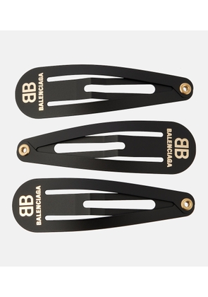 Balenciaga Holli BB set of 3 hair clips