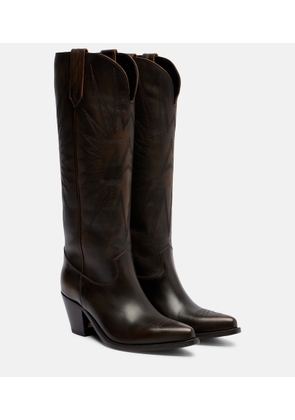 Golden Goose Wish Star leather cowboy boots