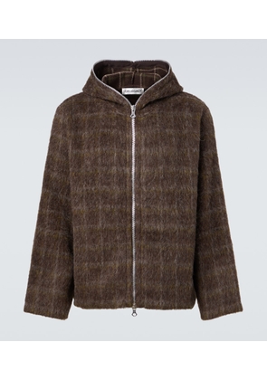 Our Legacy Checked zip-up hoodie